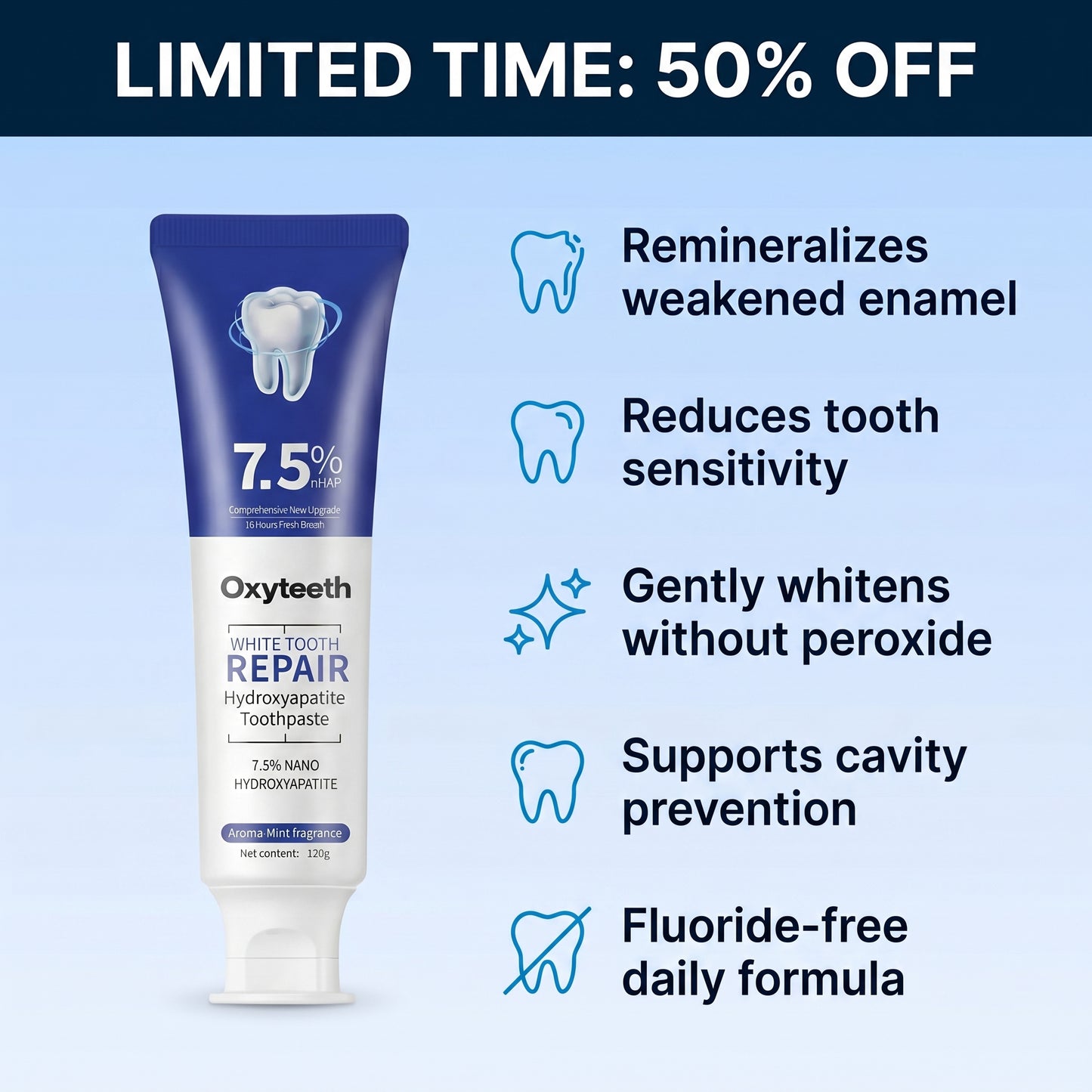 Oxyteeth™ Enamel Strengthening Toothpaste