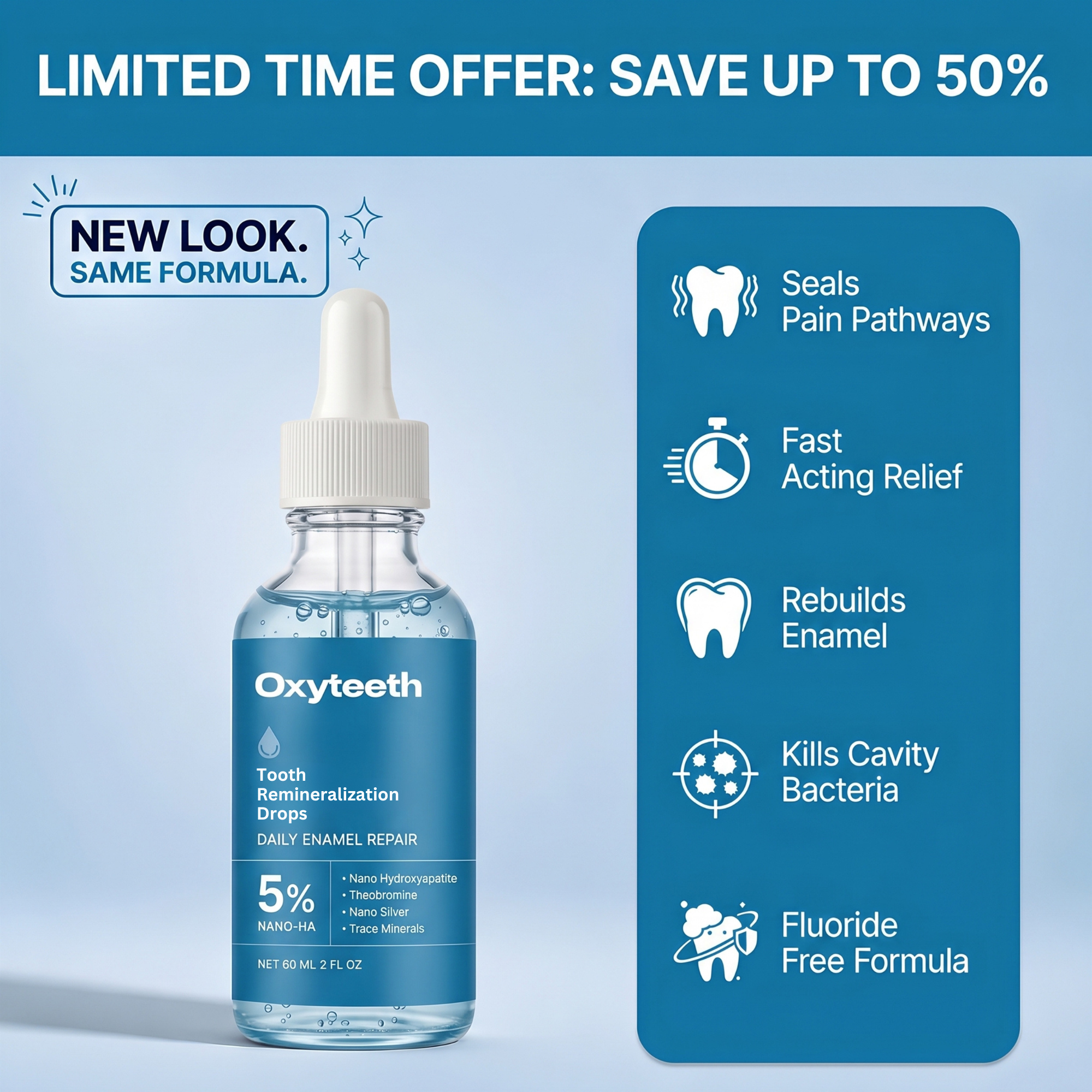 OxyTeeth Enamel Remineralization Drops